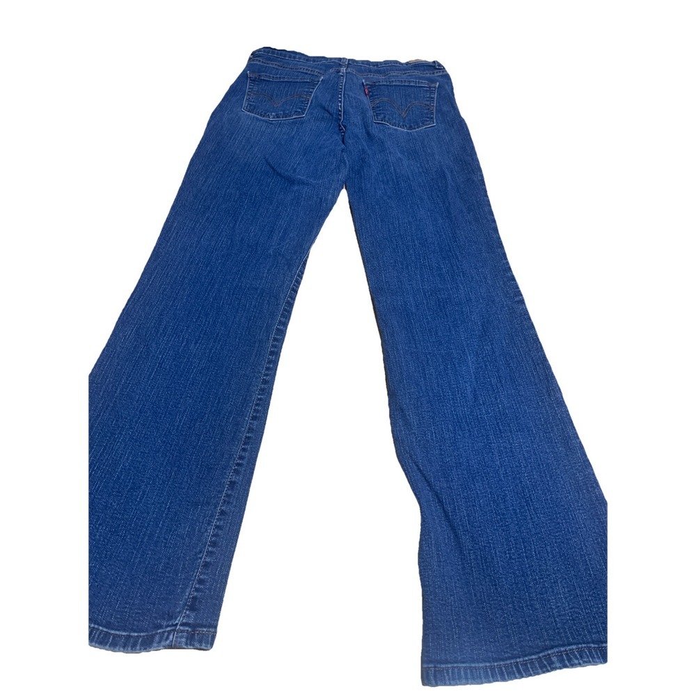 Levi's Perfectly Slimming Boot Cut 512 Jeans Women's 12M Blue Mid Rise - Picture 2 of 12